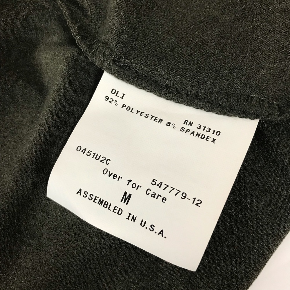 AB Studio Faux Suede Open Front Olive Vest - Picture 7 of 9